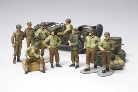 Best Pirce ✨ Tamiya Wwii Us Army Infantry + Jeep 👏 1 Best Pirce ✨ Tamiya Wwii Us Army Infantry + Jeep 👏