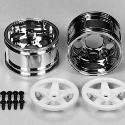 New 👍 Tamiya 5-Spoke 2-Piece Wide Wheel 2 👍
