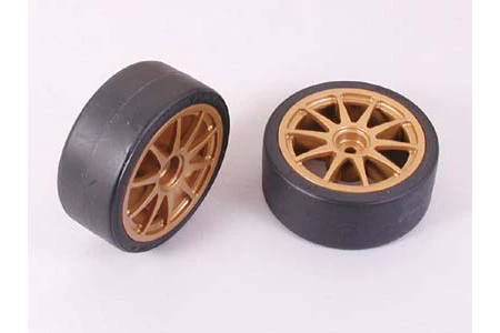 Cheap ❤️ Tamiya Drift Tyres Type-A + Wheels ❤️ 1 Cheap ❤️ Tamiya Drift Tyres Type-A + Wheels ❤️