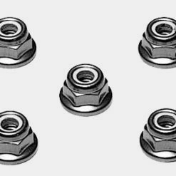 Brand new ✔️ Tamiya 4mm Flange Lock Nut Blue 🛒