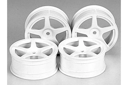 Brand new ๐ Tamiya M Narrow White 5 Spoke Wheels โค๏ธ 1 Brand new ๐ Tamiya M Narrow White 5 Spoke Wheels โค๏ธ