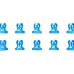 Outlet ⌛ Tamiya 5mm Aluminium Ball Nut Blue 🧨