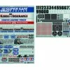 Flash Sale 👍 Tamiya Marking Sticker (Racing Truck) 👏