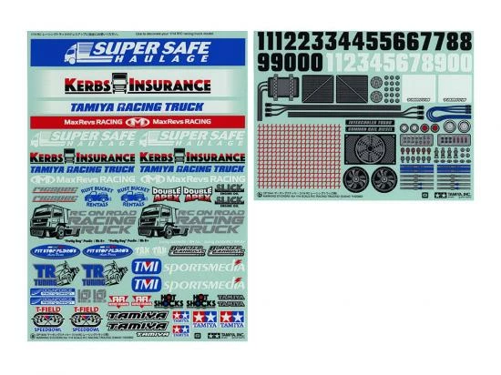 Flash Sale ๐ Tamiya Marking Sticker (Racing Truck) ๐ 1 Flash Sale ๐ Tamiya Marking Sticker (Racing Truck) ๐