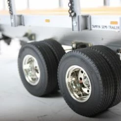 Coupon ❤️ Tamiya Flatbed Semi Trailer For Tamiya Tractor Units 🎉 -Tamiya Sales Store HC 56306 4703