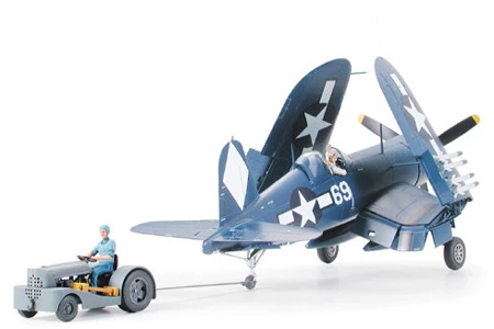 Brand new ๐ Tamiya Vought F4U-1D Corsair With Moto Tug ๐ 1 Brand new ๐ Tamiya Vought F4U-1D Corsair With Moto Tug ๐